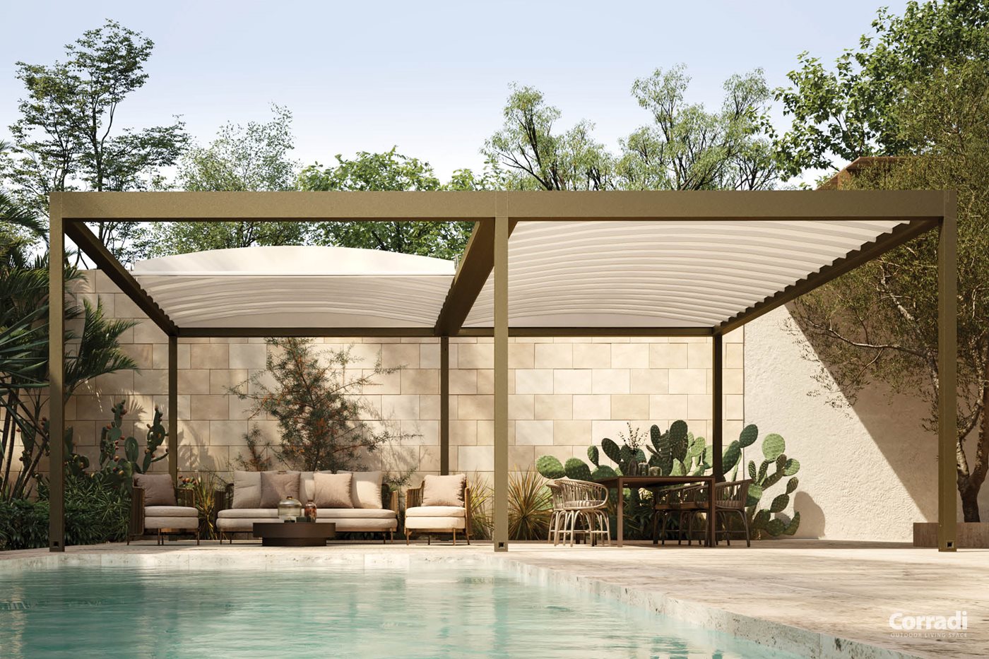 Corradi Alba Butterfly Pergola